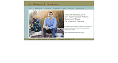 Desktop Screenshot of michaelmarkham.net