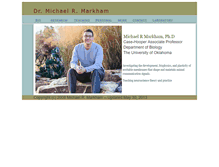 Tablet Screenshot of michaelmarkham.net